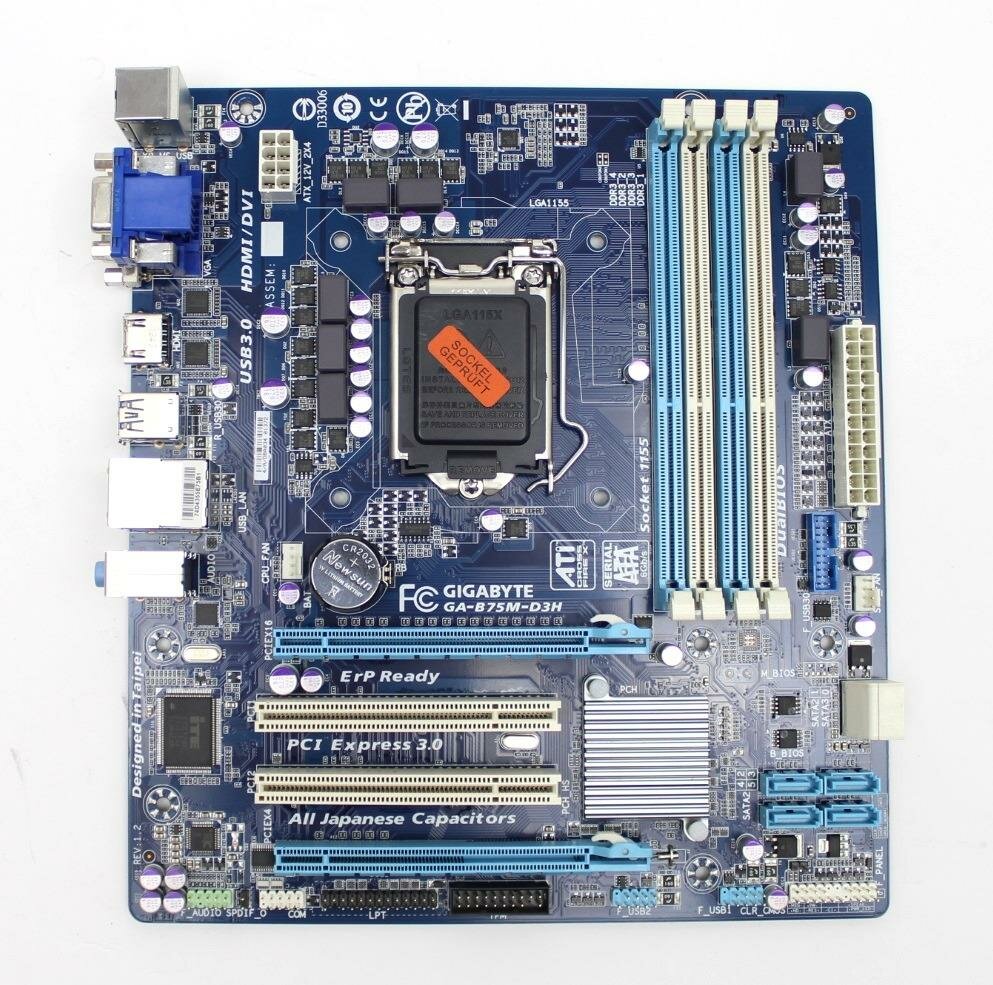 Buy Gigabyte GA-B75M-D3H Rev.1.2 Intel B75 motherboard