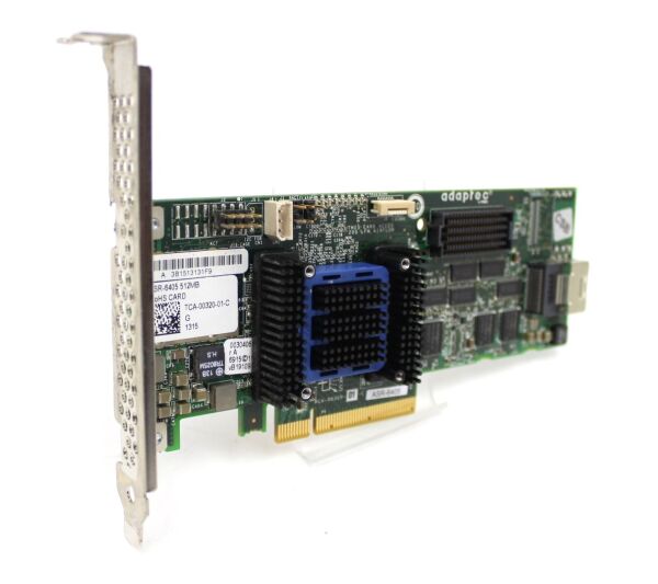 Adaptec RAID 6405 (ASR-6405) Controller 4x SAS/SATA 512MB PCIe x8  #305218