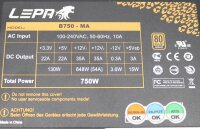 LEPA B 750W ATX Netzteil 750 Watt modular 80+   #305318