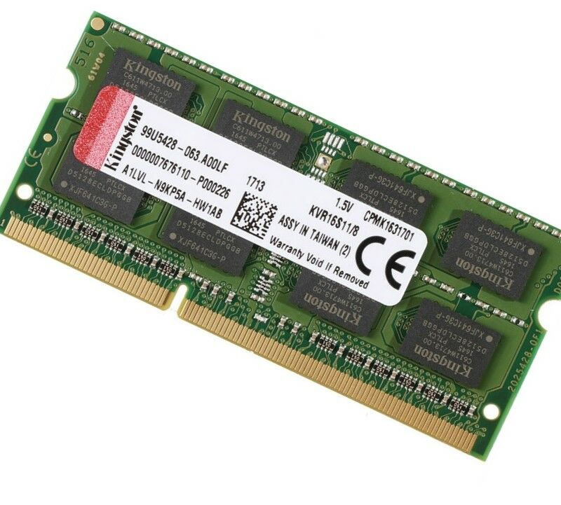 Kingston Valueram 8 Gb (1x8gb) Kvr16s11 8 Ddr3-1600 Pc3-12800s So-dim