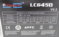 LC Power LC6450 V2.2 ATX Netzteil 450 Watt   #305417