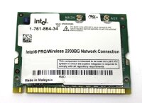 Intel Pro/Wireless 2200BG Network Connection WLAN-Modul Mini-PCI   #305575