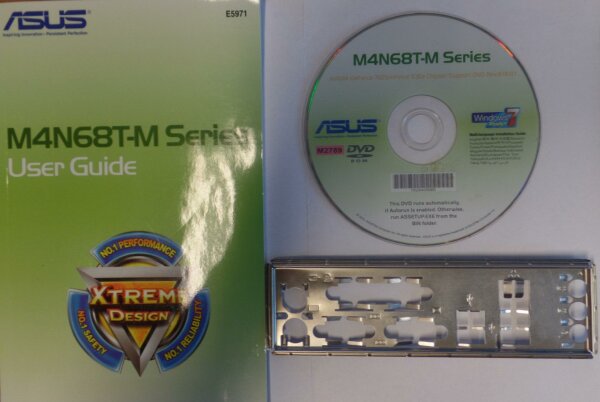 ASUS M4N68T-M LE V2 nForce - manual - i/o-shield - CD-ROM with drivers   #305584