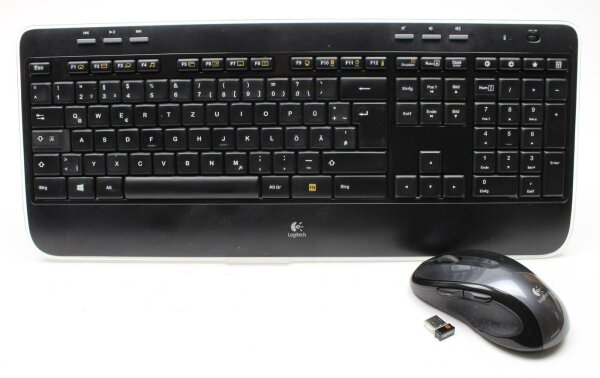 Logitech Wireless MK520 Tastatur, M510 Maus USB, DE   #305608