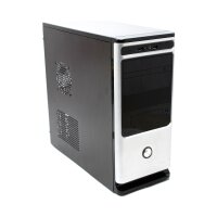 Standard ATX PC Gehäuse MidiTower USB 2.0 schwarz, silber   #305963