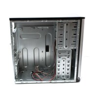 Standard ATX PC Gehäuse MidiTower USB 2.0 schwarz, silber   #305963