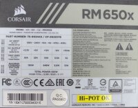 Corsair RM Series RM650x (RPS0108) Netzteil 650 Watt 80...