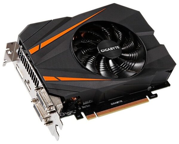 Gigabyte GeForce GTX 1070 Mini ITX OC 8 GB GDDR5 2x DVI, HDMI, DP PCI-E #306181