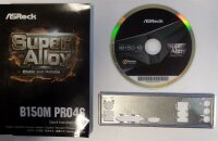ASRock B150M PRO4S - Handbuch - Blende - Treiber CD...