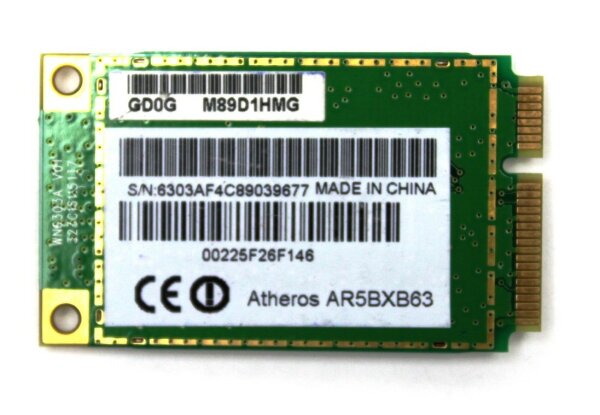 Atheros AR5BXB63 Wireless Wlan Modul 54Mbit/s, 2.4 GHz PCIe Mini Card  #306716