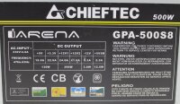 Chieftec iArena GPA-500S8 ATX Netzteil 500 Watt   #307058