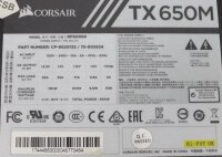 Corsair TX-M Series TX650M ATX Netzteil 650 Watt RPS0069...