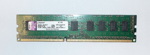 Kingston ValueRAM 4 GB (1x4GB) KVR1333D3E9S/4G PC3-10600 CL9 ECC DDR3   #307164