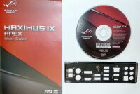 ASUS ROG Maximus IX Apex - Handbuch - Blende - Treiber CD...
