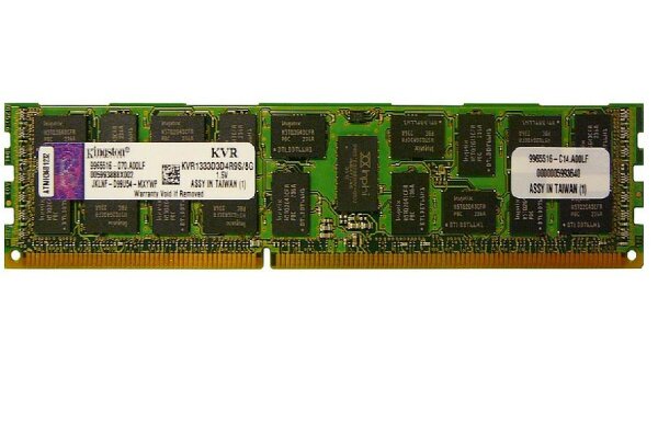 Kingston 8 GB (1x8GB) KVR1333D3D4R9S/8G DDR3-1333 PC3-10667R reg ECC   #307477