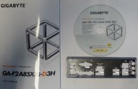 Gigabyte GA-F2A85XM-D3H Rev.1.0 - Handbuch - Blende -...