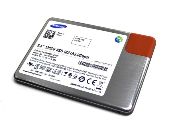 Samsung 128 GB 2.5 Zoll SATA-II 3Gb/s MZ-7PA1280 SSD   #307766