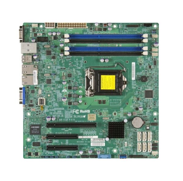 Supermicro X10SLH-F Intel C226 Mainboard Micro ATX Sockel 1150  #307836