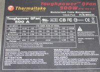 Thermaltake Toughpower QFan 500 A ATX Netzteil 500 Watt...