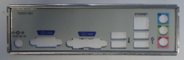 HP 110 Serie AMD Kabini 721891-001 - Blende - Slotblech - IO Shield   #307855