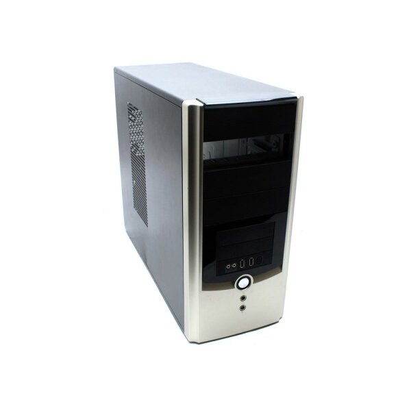 ATX PC Gehäuse MidTower USB 2.0 schwarz   #308113