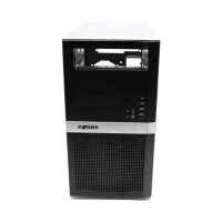 Exone Business Micro ATX PC Gehäuse MiniTower USB 2.0 schwarz   #308126