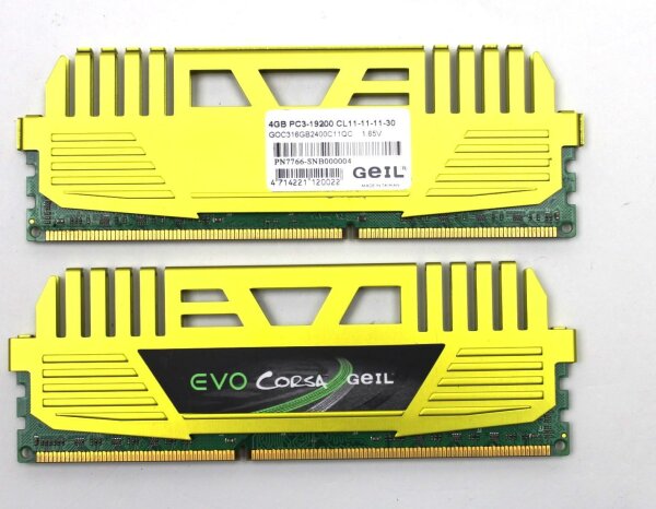 GeIL EVO Corsa 8 GB (2x4GB) GOC316GB2400C11QC DDR3-2400 PC3-19200   #308185
