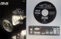 ASUS H97M-E - Handbuch - Blende - Treiber CD   #308275