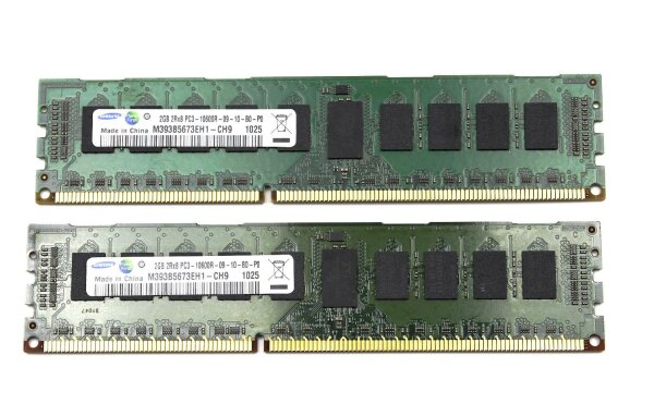 Samsung 4 GB (2x2GB) M393B5673EH1-CH9 DDR3 PC3-10600R Registered ECC  #308682