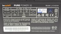 Be Quiet Pure Power 10 L10-600W ATX Netzteil 600 Watt 80+...
