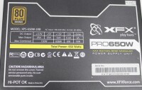 XFX Pro Serie XXX Edition XPS-650W-3XB ATX Netzteil 650 Watt 80+ modular #308920