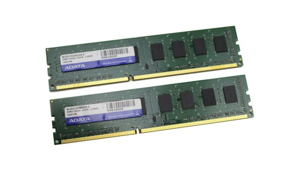ADATA 4 GB (2x2GB) SU3U1333B2G9-2 240pin DDR3-1333 PC3-10667   #309023