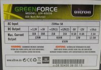 Ultron GreenForce UN-650G ATX Netzteil 650 Watt   #309136