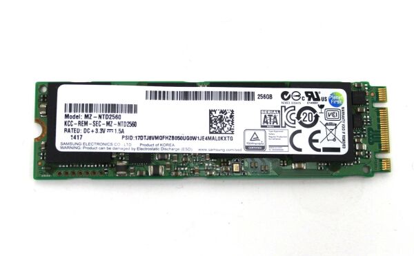 Samsung PM841 Series 256 GB M.2 2280 MZ-NTD2560 SSD SSM  #309478