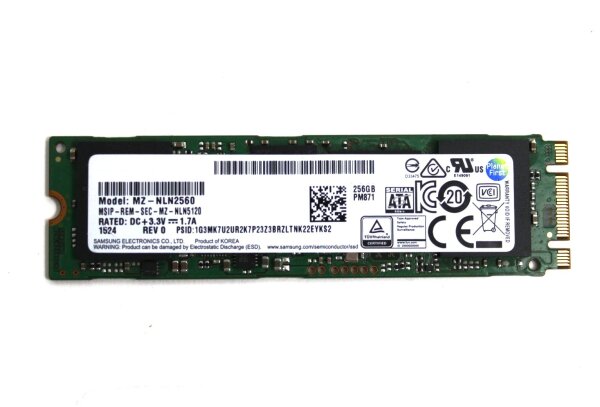 Samsung PM871 256 GB M.2 2280 SSD MZ-NLN2560 SSM  #309618