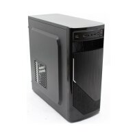 Micro ATX PC case MidiTower USB 3.0 black   #309679