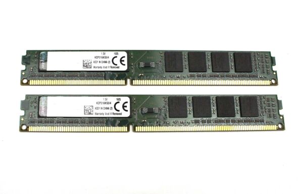 Kingston 8 GB (2x4GB) DDR3-1600 PC3-12800U KCP316NS8/4   #309915