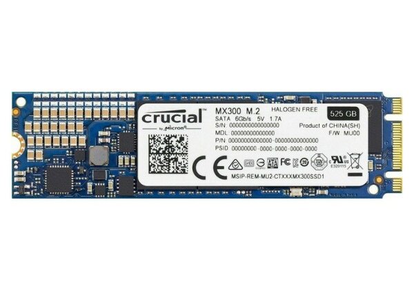 Crucial MX300 525 GB M.2 2280 CT525MX300SSD4 SSM   #309952