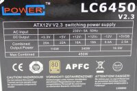 LC-Power LC6450 V2.3 ATX Netzteil 450 Watt 80+   #310153