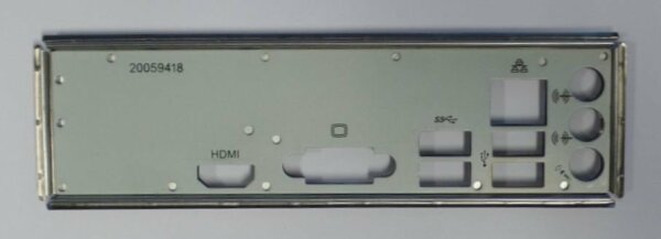 ECS H110H4-CM2 - Blende - Slotblech - IO Shield   #310258