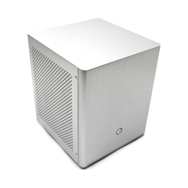 Jonsbo V3+ Mini ITX PC Gehäuse MiniTower Cube USB 3.0 silber   #310675