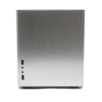 Jonsbo V3+ Mini ITX PC Gehäuse MiniTower Cube USB 3.0 silber   #310675