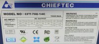 Chieftec Turbo CFT-700-14C ATX Netzteil 700 Watt 80+...