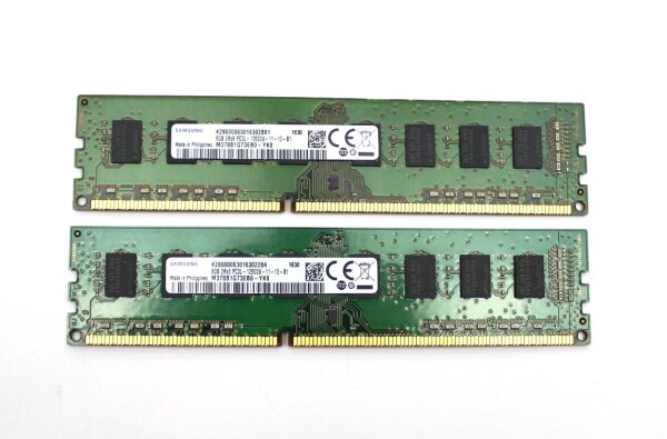 Samsung 16 GB (2x8GB) DDR3-1600 PC3L-12800U M378B1G73EB0-YK0   #310892