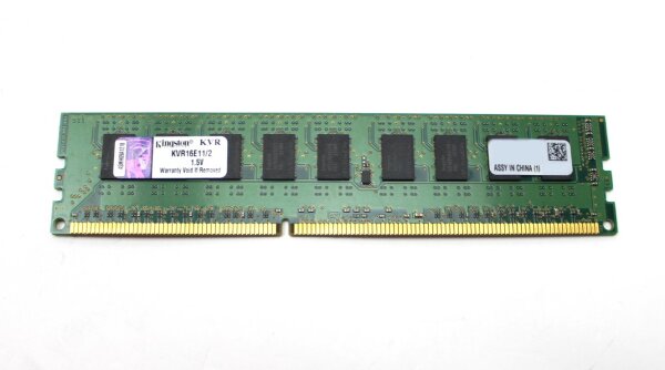 Kingston Value 2 GB (1x2GB) DDR3-1600 ECC PC3-12800E KVR16E11/2   #311114
