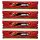 G.Skill Ares 32 GB (4x8GB) DDR3-1600 PC3-12800U F3-1600C10Q-32GAO   #311311