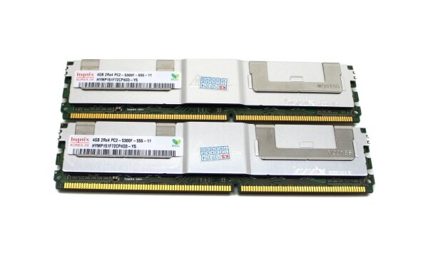 Hynix 8 GB (2x4GB) DDR2-667 ECC FULL-BUF PC2-5300F HYMP151F72CP4D3-Y5  #311357