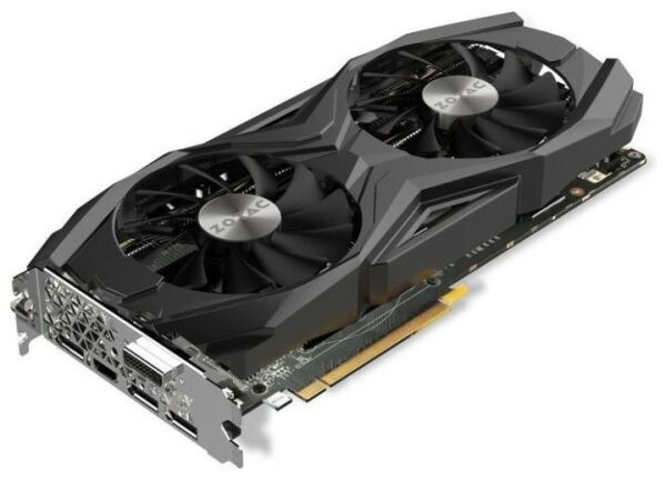 Zotac GeForce GTX 1070 AMP Core Edition 8 GB GDDR5 DVI HDMI 3x DP PCI-E #311361