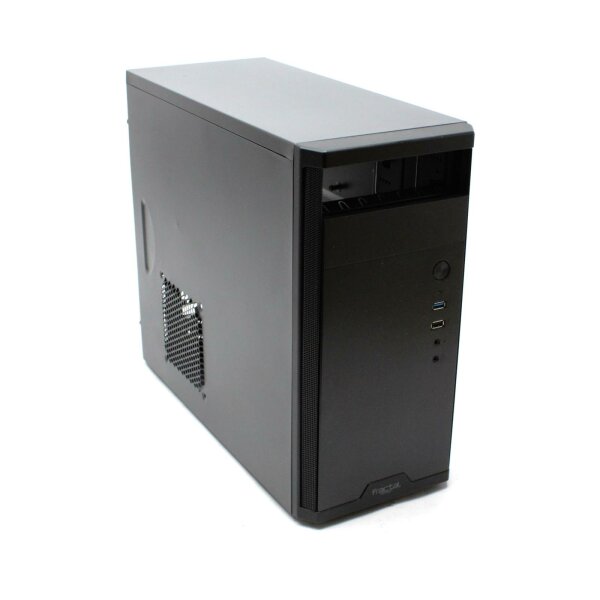 Fractal Design Core 1100 Micro-ATX PC-Gehäuse MiniTower USB 3.0  schwarz #311410