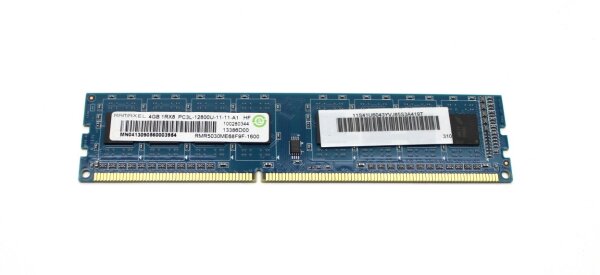 Ramaxel 4 GB (1x4GB) DDR3L-1600 PC3L-12800U RMR5030ME68F9F-1600   #311569